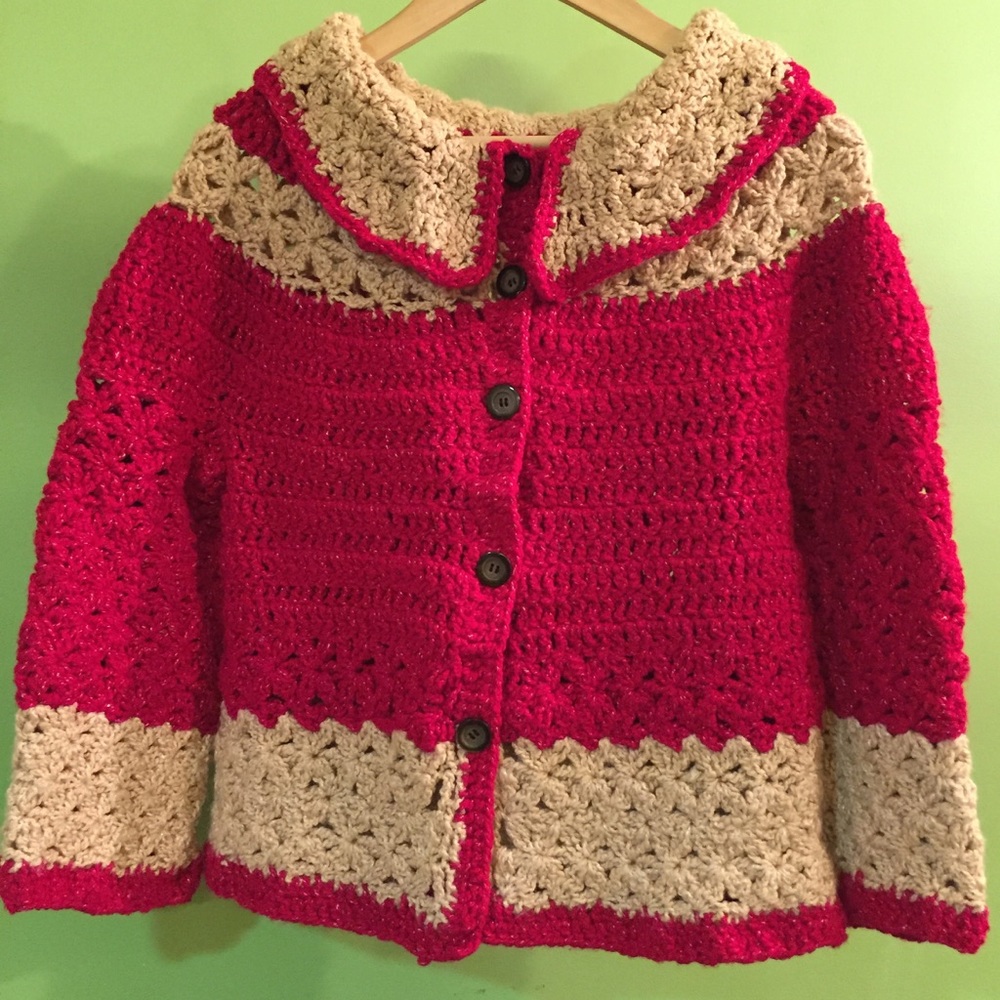 Beautiful hand made sweater brand new size MP-LP